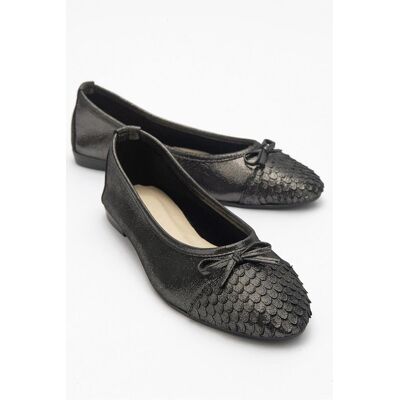 Forever & Always Copos Leder Schleife Kappe Ballerina Schwarz EU 36 Forever & Always Copos Leder Schleife Kappe Ballerina Schwarz EU 36