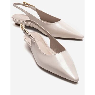 Prologue Jenna Slingback Pumps mit Spitzer Zehenpartie Ekru EU 38 Prologue Jenna Slingback Pumps mit Spitzer Zehenpartie Ekru EU 38
