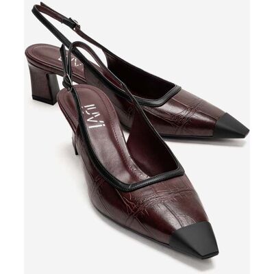 Prologue Hilda Blockabsatz Pumps Burgund US 39 Prologue Hilda Blockabsatz Pumps Burgund US 39