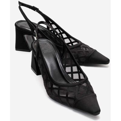 Prologue Alveron Blockabsatz Mesh Pumps Schwarz EU 37 Prologue Alveron Blockabsatz Mesh Pumps Schwarz EU 37