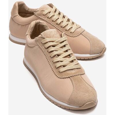 Forever & Always Unica Leder Sport Sneaker Beige US 39 Forever & Always Unica Leder Sport Sneaker Beige US 39