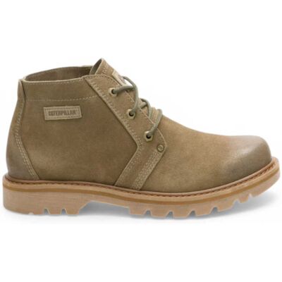 CAT (Caterpillar) Taupebraune Wanderstiefel aus Leder, mittelhoch geschnitten, Chukka-Stil - Grader Taupe EU 43 / UK 9 CAT (Caterpillar) Taupebraune Wanderstiefel aus Leder, mittelhoch geschnitten, Chukka-Stil - Grader Taupe EU 43 / UK 9