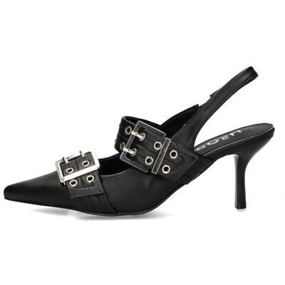 POSH by Poelman EVE Damen Slingback Pumps Schwarz EU40 POSH by Poelman EVE Damen Slingback Pumps Schwarz EU40