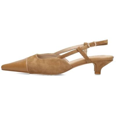 POSH by Poelman CHLOE Damen Slingback Pumps Kamel US 39 POSH by Poelman CHLOE Damen Slingback Pumps Kamel US 39