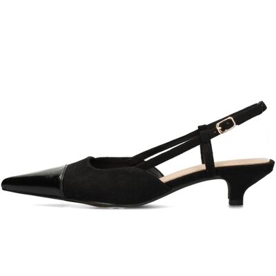 POSH by Poelman CHLOE Damen Slingback Pumps Schwarz EU 37 POSH by Poelman CHLOE Damen Slingback Pumps Schwarz EU 37