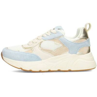 POSH by Poelman ROSIE Mädchen Sneaker Weiß Blau EU 34 POSH by Poelman ROSIE Mädchen Sneaker Weiß Blau EU 34