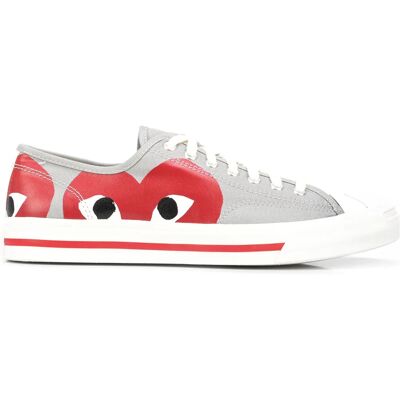 Comme des Garçons PLAY x Converse Jack Purcell Sneakers Grau 42,5 EU/IT Comme des Garçons PLAY x Converse Jack Purcell Sneakers Grau 42,5 EU/IT