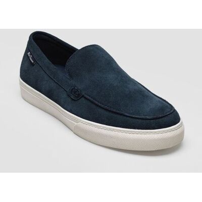 Ben Sherman Almer Wildleder Herren Mokassins in Marineblau Blau EU 44.5 / UK 10 Ben Sherman Almer Wildleder Herren Mokassins in Marineblau Blau EU 44.5 / UK 10
