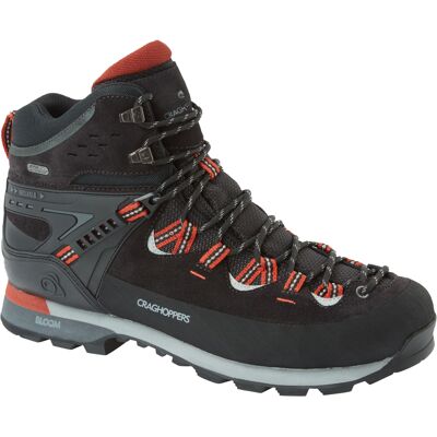 Craghoppers - "Dura Pro" Wanderstiefel für Herren/Damen Unisex, Wildleder (Schwarzer Pfeffer/Sienarot) Schwarz Rot EU 36 / UK 3 Craghoppers - "Dura Pro" Wanderstiefel für Herren/Damen Unisex, Wildleder (Schwarzer Pfeffer/Sienarot) Schwarz Rot EU 36 / UK 3
