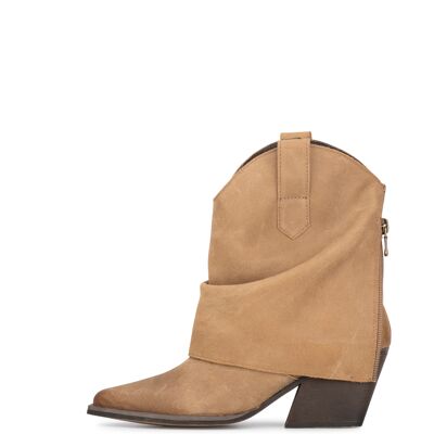 PS Poelman "LARA" Damen-Westernstiefel Beige US 39 PS Poelman "LARA" Damen-Westernstiefel Beige US 39