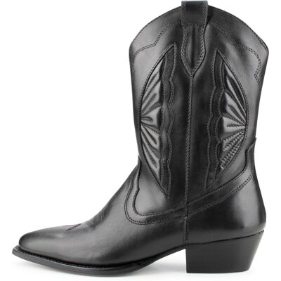 PS poelman Cowboystiefel "MOCO" in Schwarz Schwarz EU40 PS poelman Cowboystiefel "MOCO" in Schwarz Schwarz EU40