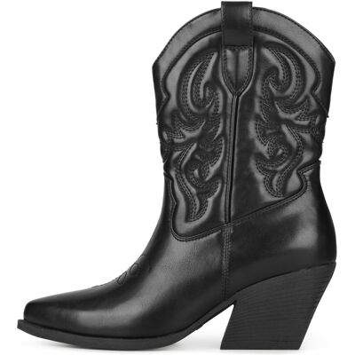 Posh by Poelman Cowboystiefel "JUUL" in Schwarz Schwarz EU40 Posh by Poelman Cowboystiefel "JUUL" in Schwarz Schwarz EU40