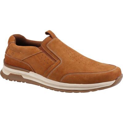 Hush Puppies Cole Leder Herren Slipper In Beige Bräunen EU 39/UK 6 Hush Puppies Cole Leder Herren Slipper In Beige Bräunen EU 39/UK 6