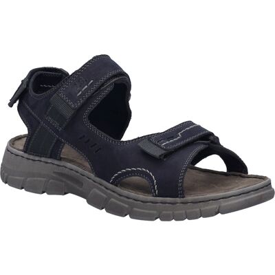 JOSEF SEIBEL Herren Sandale Brendan 08 in indigo-kombi Blau EU41 JOSEF SEIBEL Herren Sandale Brendan 08 in indigo-kombi Blau EU41