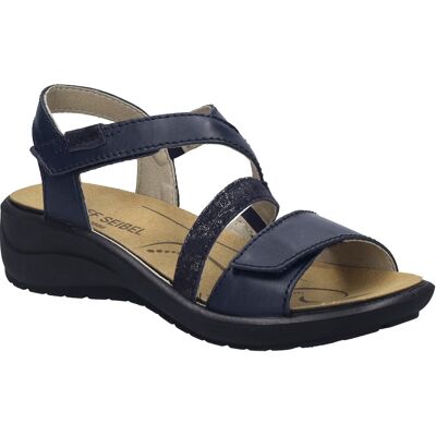 JOSEF SEIBEL Damen Sandale Annecy 12 in dunkelblau-kombi Blau EU41 JOSEF SEIBEL Damen Sandale Annecy 12 in dunkelblau-kombi Blau EU41