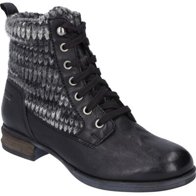 JOSEF SEIBEL Damen Stiefelette Sanja 17 in schwarz-kombi Schwarz EU 37 JOSEF SEIBEL Damen Stiefelette Sanja 17 in schwarz-kombi Schwarz EU 37