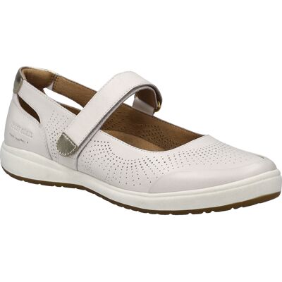 JOSEF SEIBEL Damen Halbschuh Caren 68 in weiss-gold Weiß US 39 JOSEF SEIBEL Damen Halbschuh Caren 68 in weiss-gold Weiß US 39