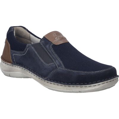 JOSEF SEIBEL Herren Slipper New Anvers 78 in indigo-kombi Blau EU40 JOSEF SEIBEL Herren Slipper New Anvers 78 in indigo-kombi Blau EU40