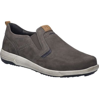 JOSEF SEIBEL Herren Slipper Enrico 04 in asphalt-kombi Grau EU40 JOSEF SEIBEL Herren Slipper Enrico 04 in asphalt-kombi Grau EU40