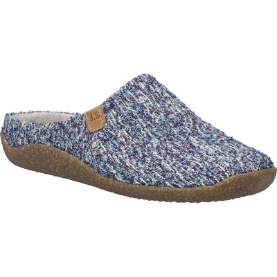 JOSEF SEIBEL Damen Hausschuh Vinny 03 in blau-multi Blau US 39 JOSEF SEIBEL Damen Hausschuh Vinny 03 in blau-multi Blau US 39