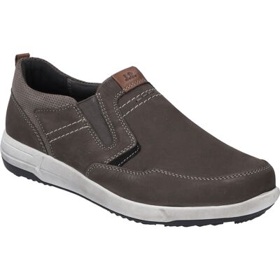 JOSEF SEIBEL Herren Slipper Enrico 04 in asphalt-kombi Grau EU44 JOSEF SEIBEL Herren Slipper Enrico 04 in asphalt-kombi Grau EU44