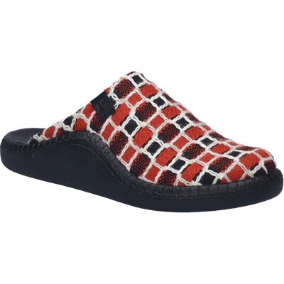 JOSEF SEIBEL Damen Hausschuh Monaco D 03 in rot-multi Rot EU 38 JOSEF SEIBEL Damen Hausschuh Monaco D 03 in rot-multi Rot EU 38