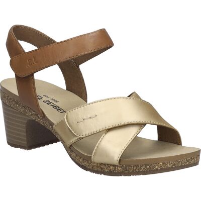 JOSEF SEIBEL Damen Sandale Grace 01 in gold-kombi Gold US 39 JOSEF SEIBEL Damen Sandale Grace 01 in gold-kombi Gold US 39