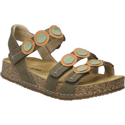 JOSEF SEIBEL Damen Sandale Hannah 13 in oliv-multi Grün EU41 JOSEF SEIBEL Damen Sandale Hannah 13 in oliv-multi Grün EU41