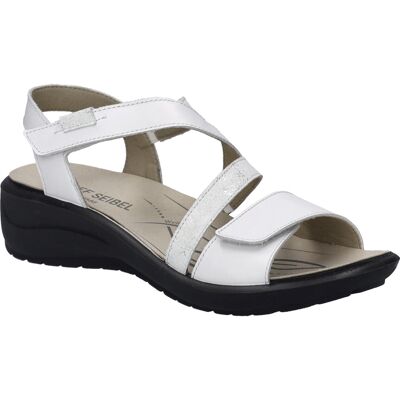 JOSEF SEIBEL Damen Sandale Annecy 12 in weiss-silber Weiß EU 38 JOSEF SEIBEL Damen Sandale Annecy 12 in weiss-silber Weiß EU 38