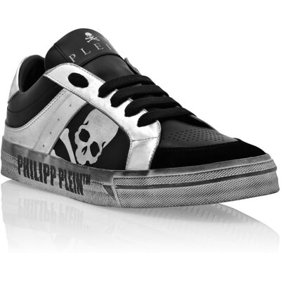 Philipp Plein Low-Top Turnschuhe Retrokickz Schwarz EU 36 Philipp Plein Low-Top Turnschuhe Retrokickz Schwarz EU 36