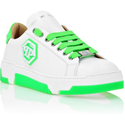 Philipp Plein Low-Top Turnschuhe Hexagon Grün EU35 Philipp Plein Low-Top Turnschuhe Hexagon Grün EU35