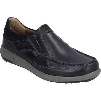 JOSEF SEIBEL Herren Slipper Enrico 19 in schwarz Schwarz EU40 JOSEF SEIBEL Herren Slipper Enrico 19 in schwarz Schwarz EU40