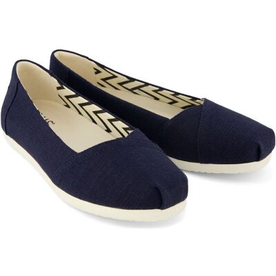 TOMS Alpargata Ballet Canvas Damen Navy Espadrilles Blau EU 38 / UK 5 TOMS Alpargata Ballet Canvas Damen Navy Espadrilles Blau EU 38 / UK 5