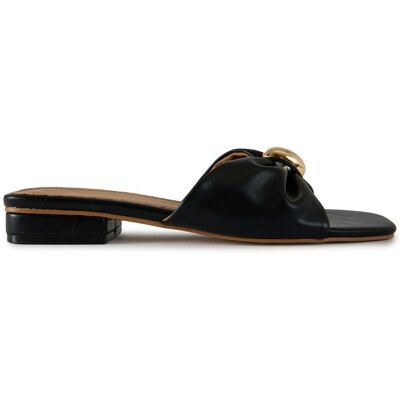 V.Gan February Trim Slide Sandalen Schwarz EU 38 / UK 5 V.Gan February Trim Slide Sandalen Schwarz EU 38 / UK 5
