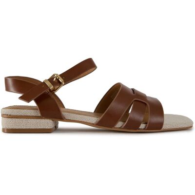 V.Gan January Strappy Sandalen Bräunen EU 38 / UK 5 V.Gan January Strappy Sandalen Bräunen EU 38 / UK 5