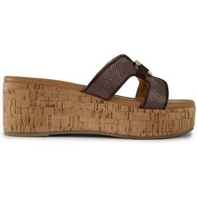 V.Gan October Wedge Platform Sandalen Braun EU 40,5 / UK 7 V.Gan October Wedge Platform Sandalen Braun EU 40,5 / UK 7