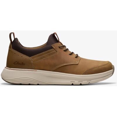 Clarks Motion Trek EZ Dark Tan Lea Sneakers Braun 42,5 EU/IT Clarks Motion Trek EZ Dark Tan Lea Sneakers Braun 42,5 EU/IT