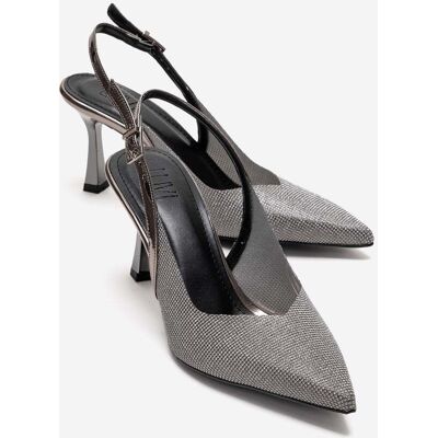 Prologue Dorata Verzierter Stiletto-Pumps Platin US 39 Prologue Dorata Verzierter Stiletto-Pumps Platin US 39