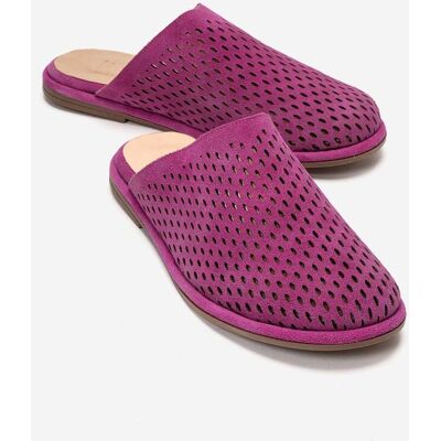 Forever & Always Melara Leder Slipper Mule Fuchsie EU 38 Forever & Always Melara Leder Slipper Mule Fuchsie EU 38