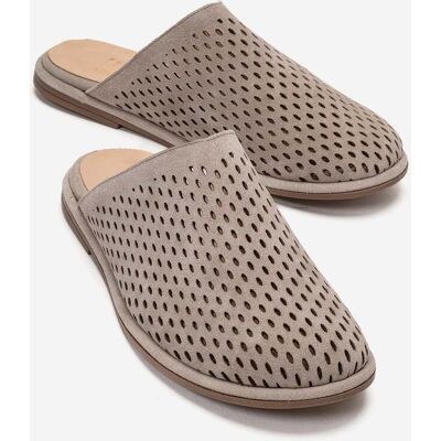 Forever & Always Melara Leder Slipper Mule Beige EU 38 Forever & Always Melara Leder Slipper Mule Beige EU 38