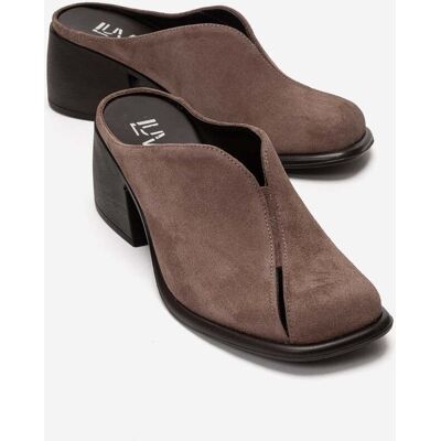 Forever & Always Ardent Leder Blockabsatz Mule Nerz EU 38 Forever & Always Ardent Leder Blockabsatz Mule Nerz EU 38