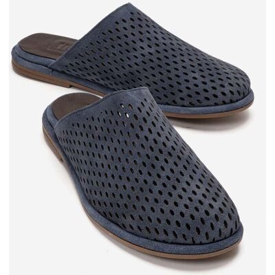 Forever & Always Melara Leder Slipper Mule Blau EU40 Forever & Always Melara Leder Slipper Mule Blau EU40