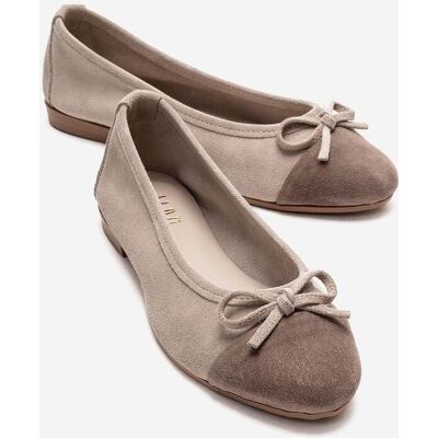 Forever & Always Boleo Leder-Ballerina Beige EU 37 Forever & Always Boleo Leder-Ballerina Beige EU 37