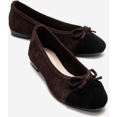 Forever & Always Boleo Leder-Ballerina Braun US 39 Forever & Always Boleo Leder-Ballerina Braun US 39