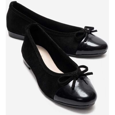 Forever & Always Boleo Leder-Ballerina Schwarz EU 36 Forever & Always Boleo Leder-Ballerina Schwarz EU 36