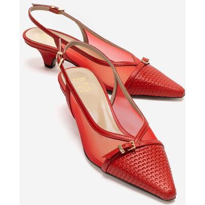 Prologue Laviera Mesh Slingback-Pumps Rot EU 38 Prologue Laviera Mesh Slingback-Pumps Rot EU 38