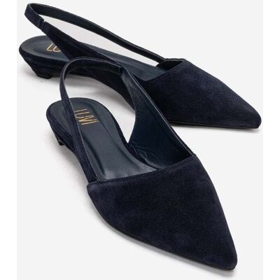 Forever & Always Berlina Leder-Slingback-Pumps Marine EU40 Forever & Always Berlina Leder-Slingback-Pumps Marine EU40