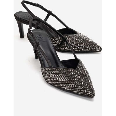Prologue Melodie Slingback Pumps Schwarz EU 38 Prologue Melodie Slingback Pumps Schwarz EU 38