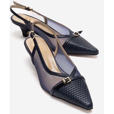 Prologue Laviera Mesh Slingback-Pumps Marine EU 37 Prologue Laviera Mesh Slingback-Pumps Marine EU 37