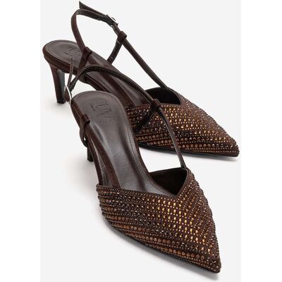 Prologue Melodie Slingback Pumps Braun EU 37 Prologue Melodie Slingback Pumps Braun EU 37